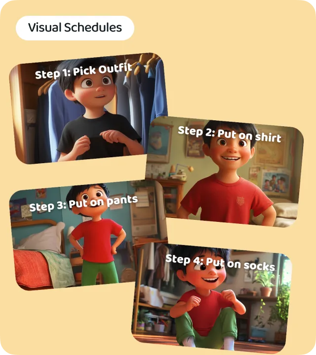 Step 4: Visual Schedules